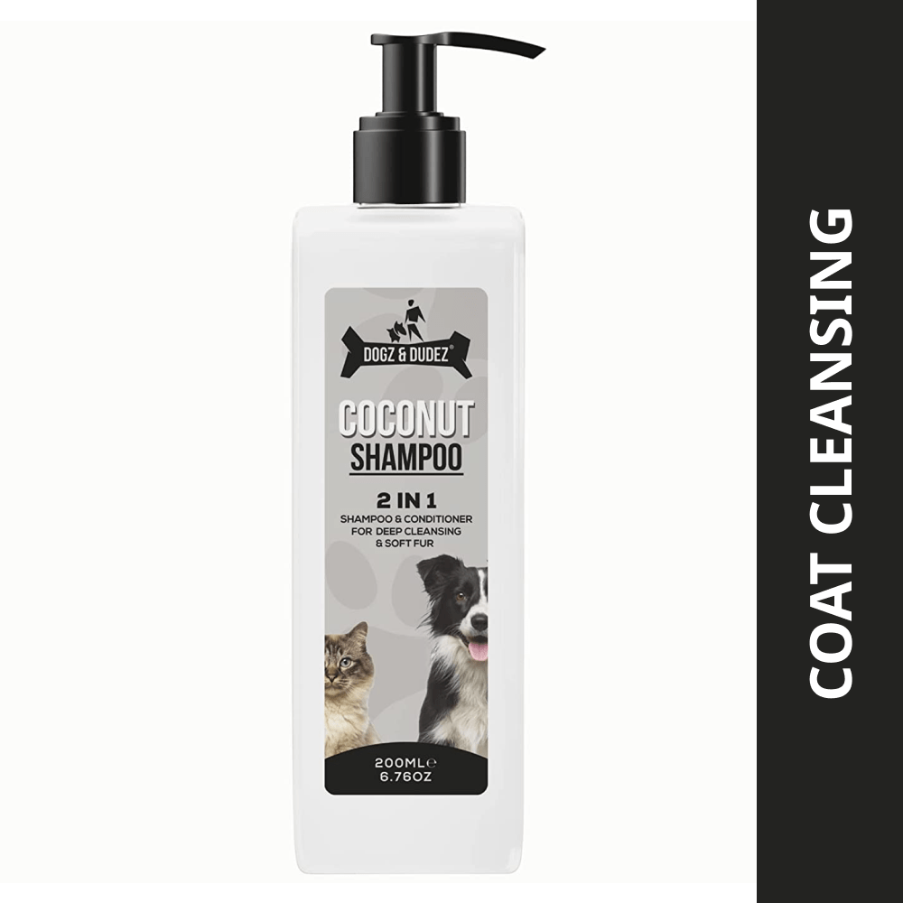 DOGZ & DUDEZ Coconut Shampoo for Dogs and Cats