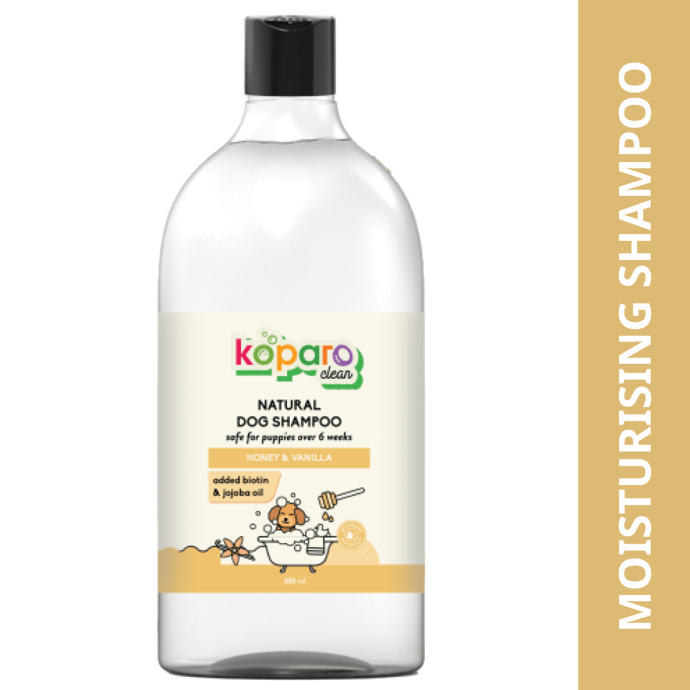 Koparo Honey and Vanilla Fragrance Shampoo for Dogs (Pet Safe)