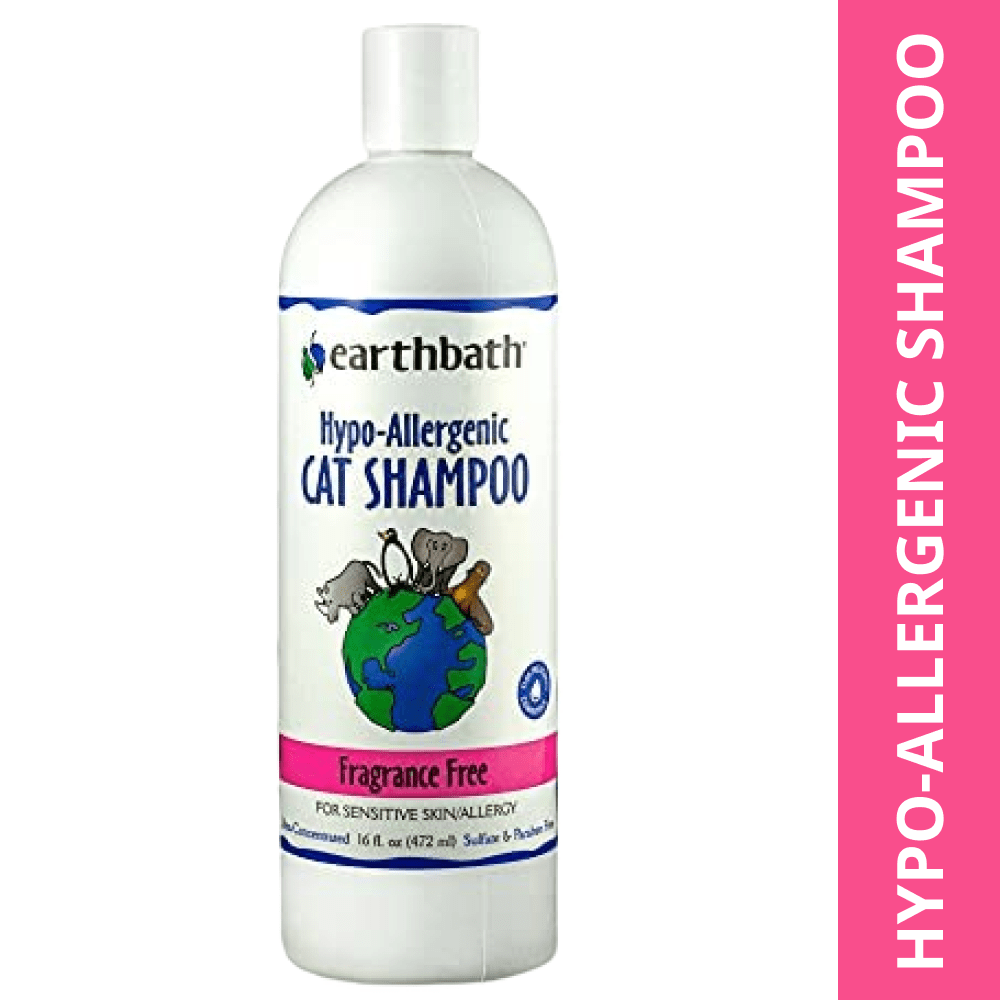 EarthBath Fragarance Free Hypo Allergenic Shampoo for Cats