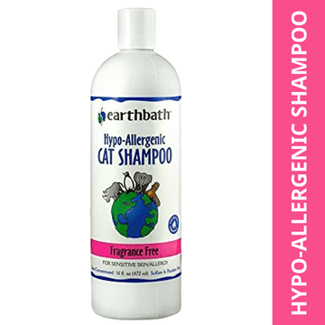 EarthBath Fragarance Free Hypo Allergenic Shampoo for Cats