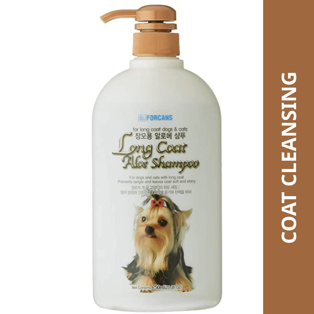 Forbis/Forcans Long Coat Aloe Shampoo for Dogs Dogs-Grooming Supplies Forbis