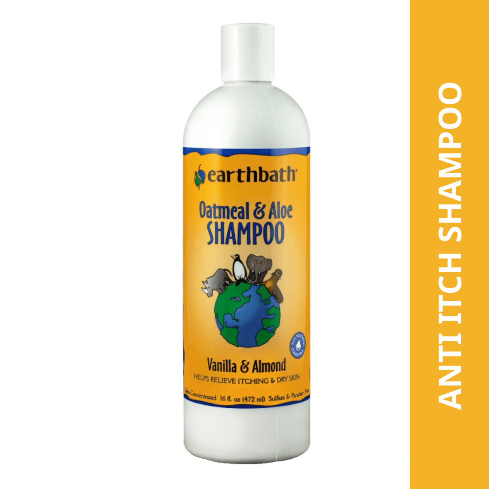 EarthBath Oatmeal & Aloe Shampoo Vanilla & Almond for Dogs and Cats Both-Grooming Supplies EarthBath 472mL