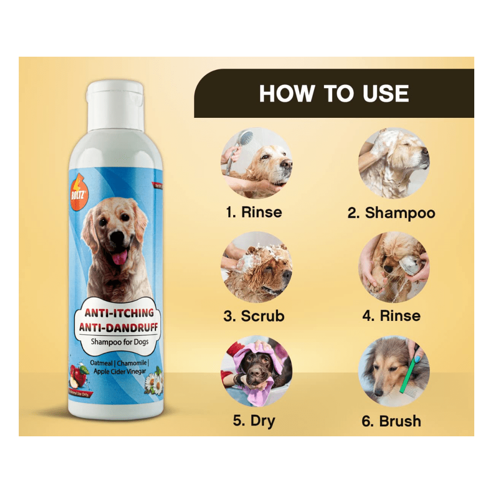 Anti dandruff deals shampoo for dogs