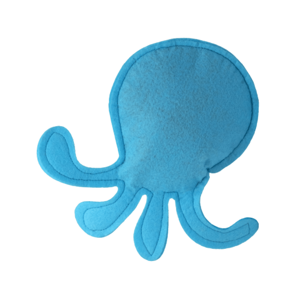 Hriku Ashtbahu Octopus Shaped Catnip Toy for Cats (Blue)