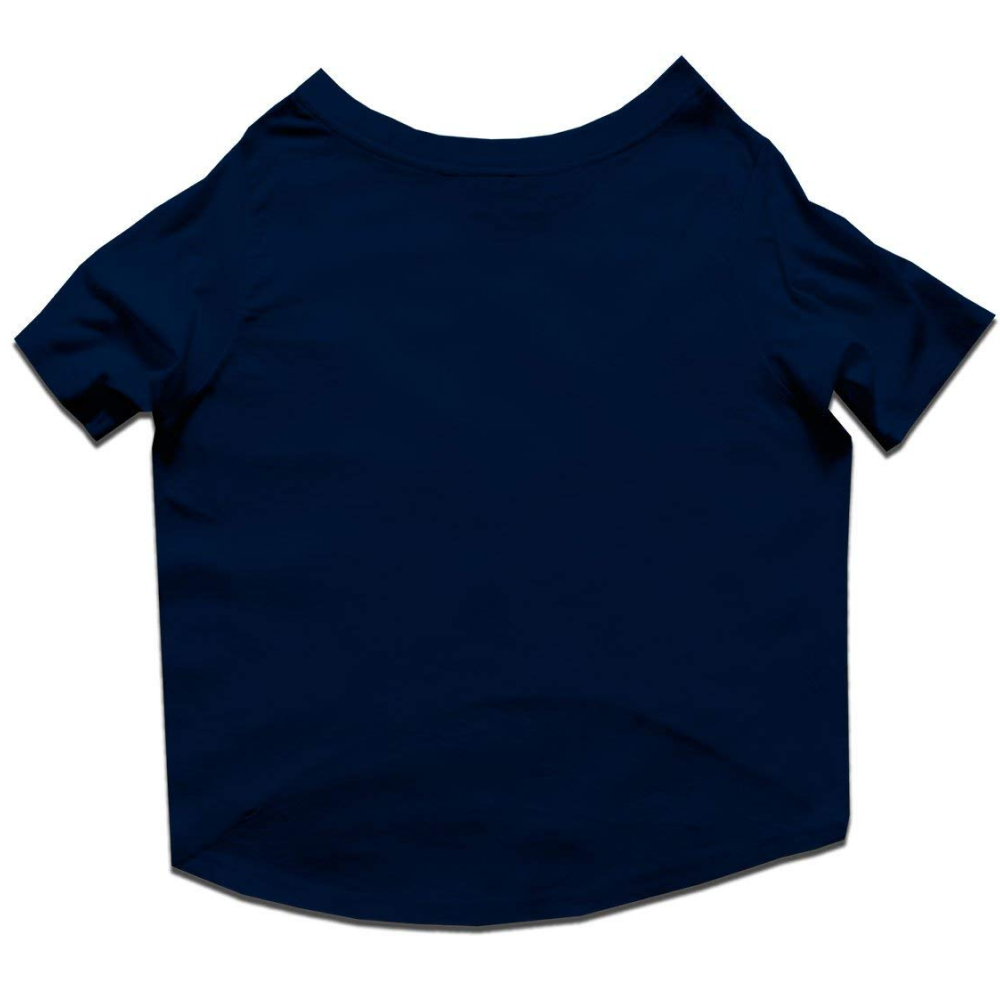 Ruse "Family Favourite" Printed Half Sleeves T Shirt for Dogs (Navy)