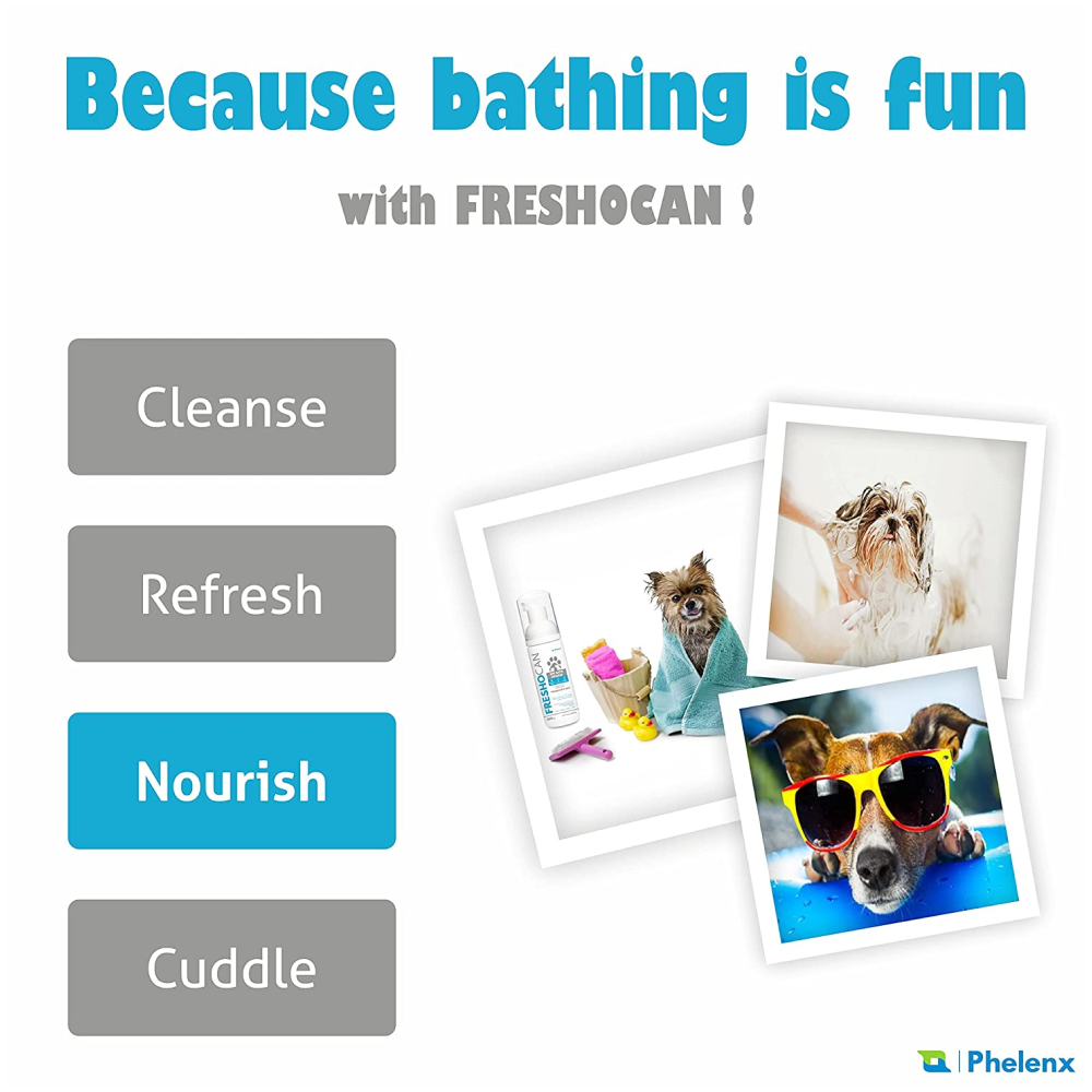 Phelenx Freshocan Single Coat Shampoo for Dogs