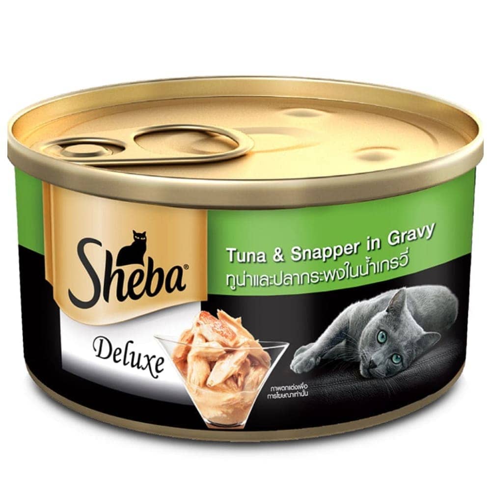 Sheba Complete Nutrition Tuna White Meat & Snapper In Gravy Cat Wet Food