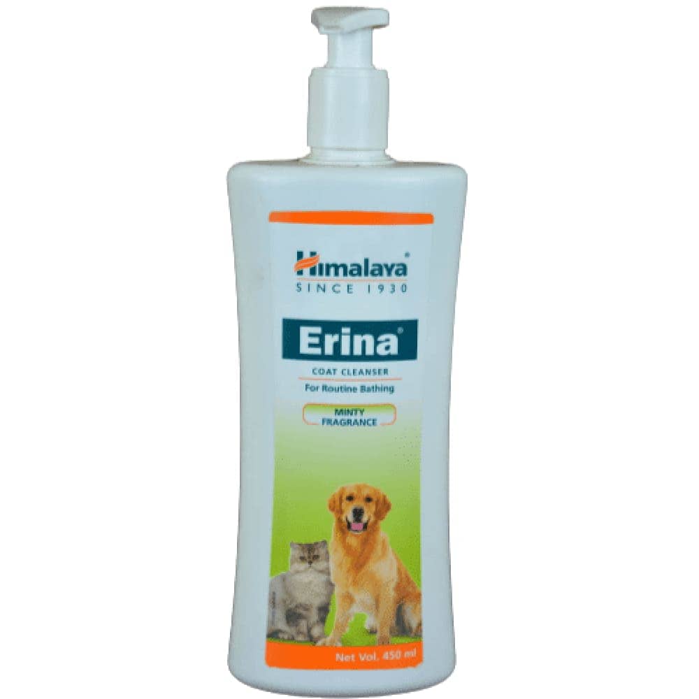 Himalaya Erina Coat Cleanser Shampoo for Dogs and Cats Both-Grooming Supplies Himalaya