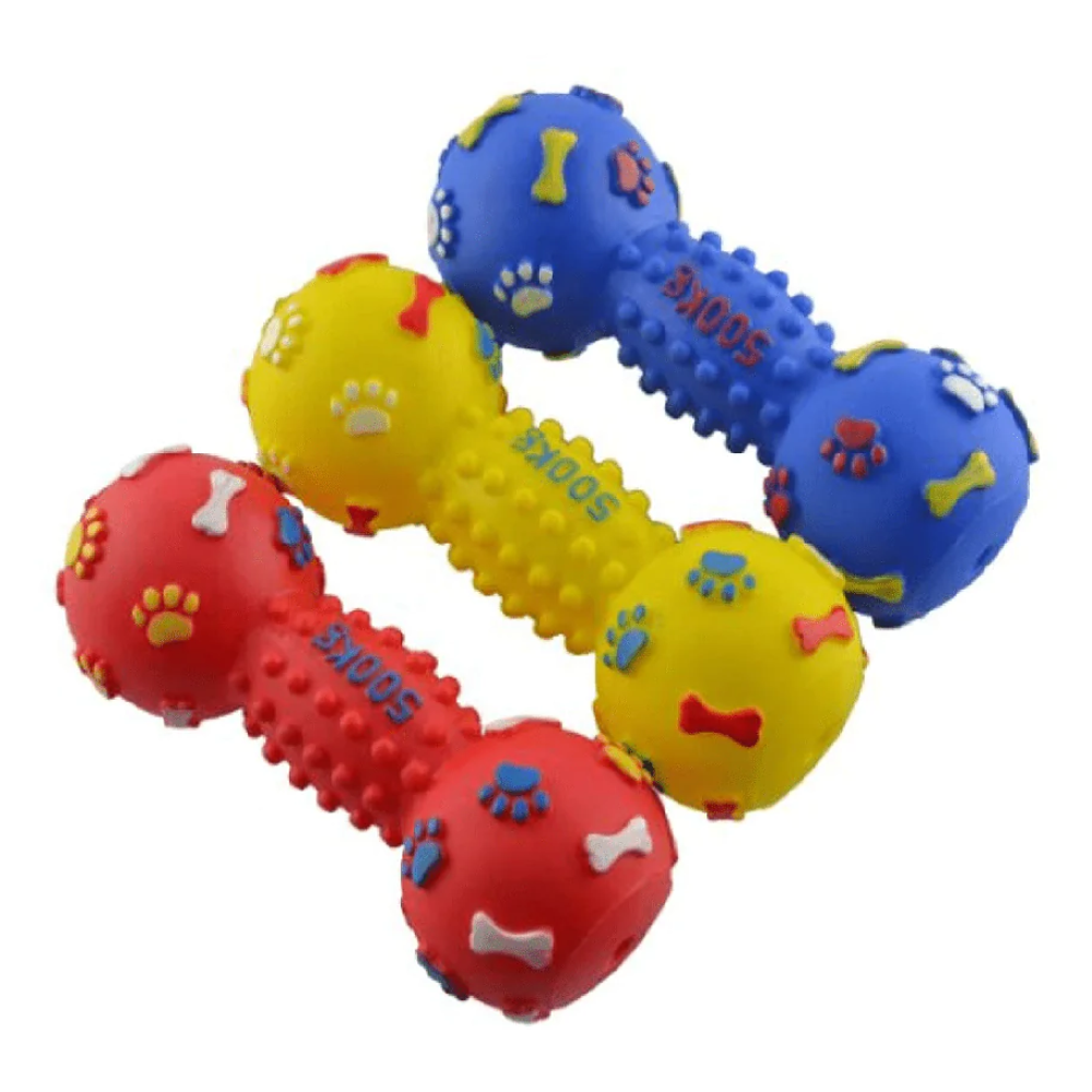 Trixie Dumbbell Vinyl Toy for Dogs (Assorted)
