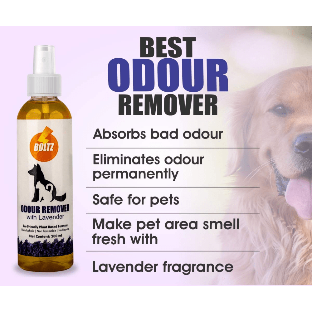 Boltz Odour and Urine Smell Remover with Lavender for Dogs and Cats