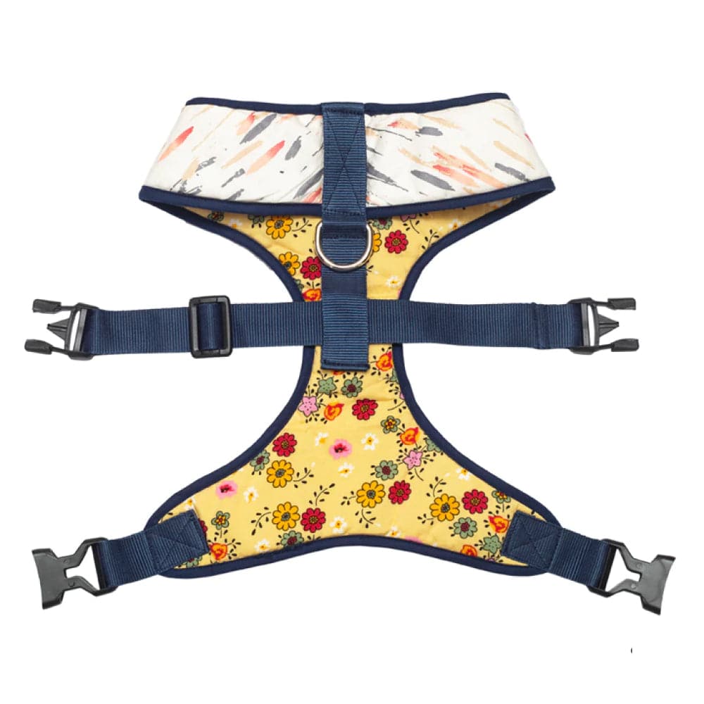 Pet And Parents Floral Graffiti Reversible Harness for Dogs