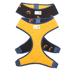 Pet And Parents Floral Dotsy Reversible Harness for Dogs