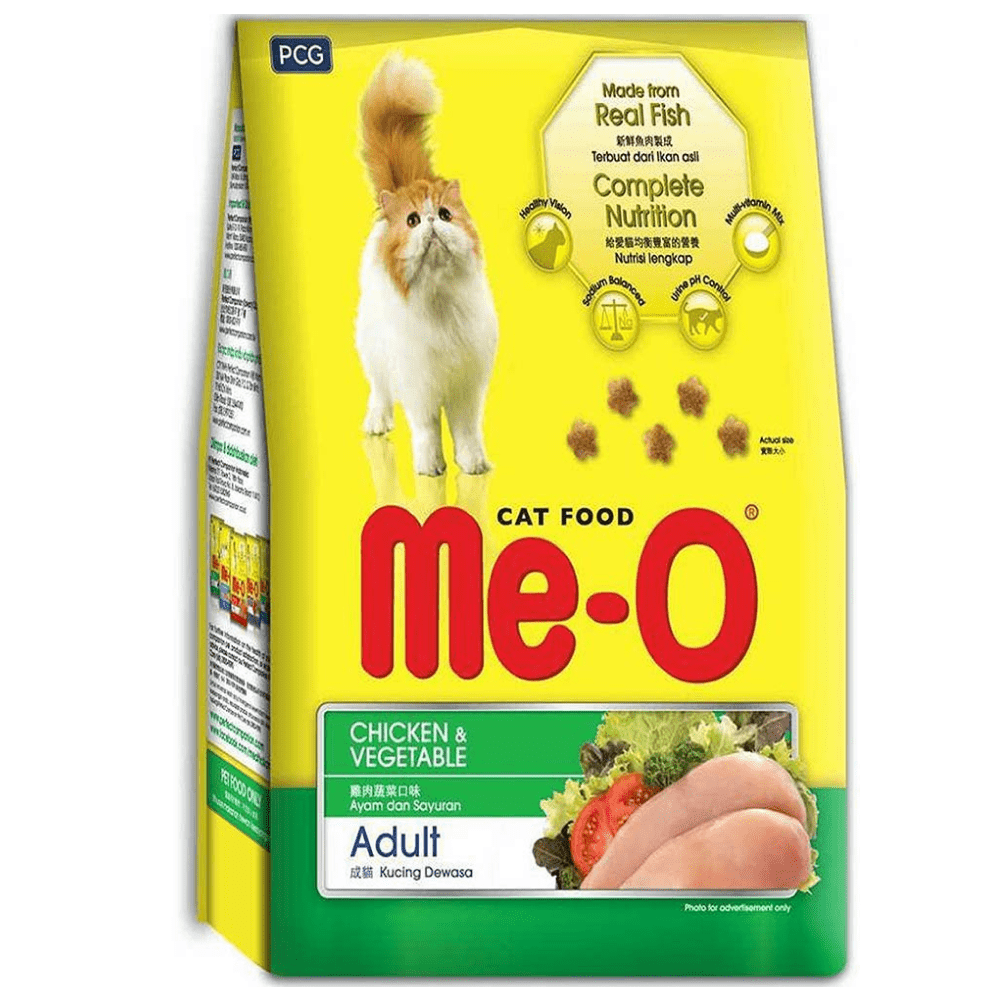 Me O Chicken and Vegetables Adult Cat Dry Food (Limited Shelf Life) Cats- Dry food Me O