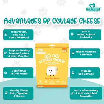 Fresh For Paws Go Go Cottage Cheese Dog Wet Food (100g)