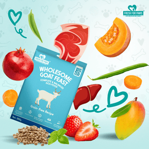 Fresh For Paws Wholesome Goat Feast Wet Food for Cats and Dogs (100g)