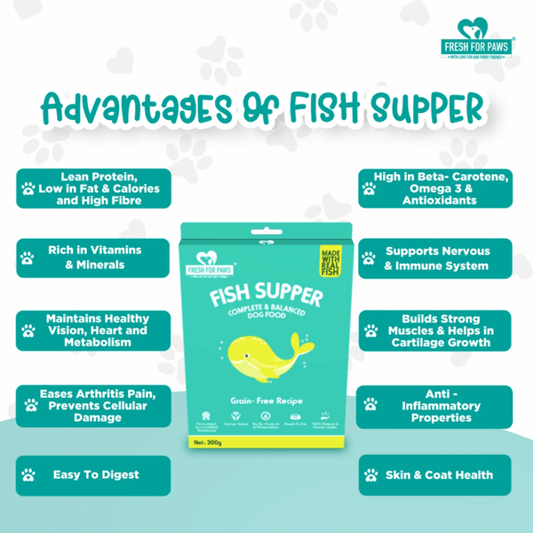 Fresh For Paws Fish Supper Dog Wet Food (100g)