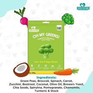 Fresh For Paws Oh My Greens Dog Wet Food (100g)