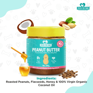 Barkbutler Chu the bone Treat Dispensing Toy and Fresh For Paws Peanut Butter for Dogs Combo