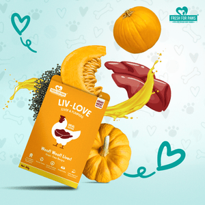 Fresh For Paws Chicken Liver & Pumpkin Liv Love Supplement for Dogs