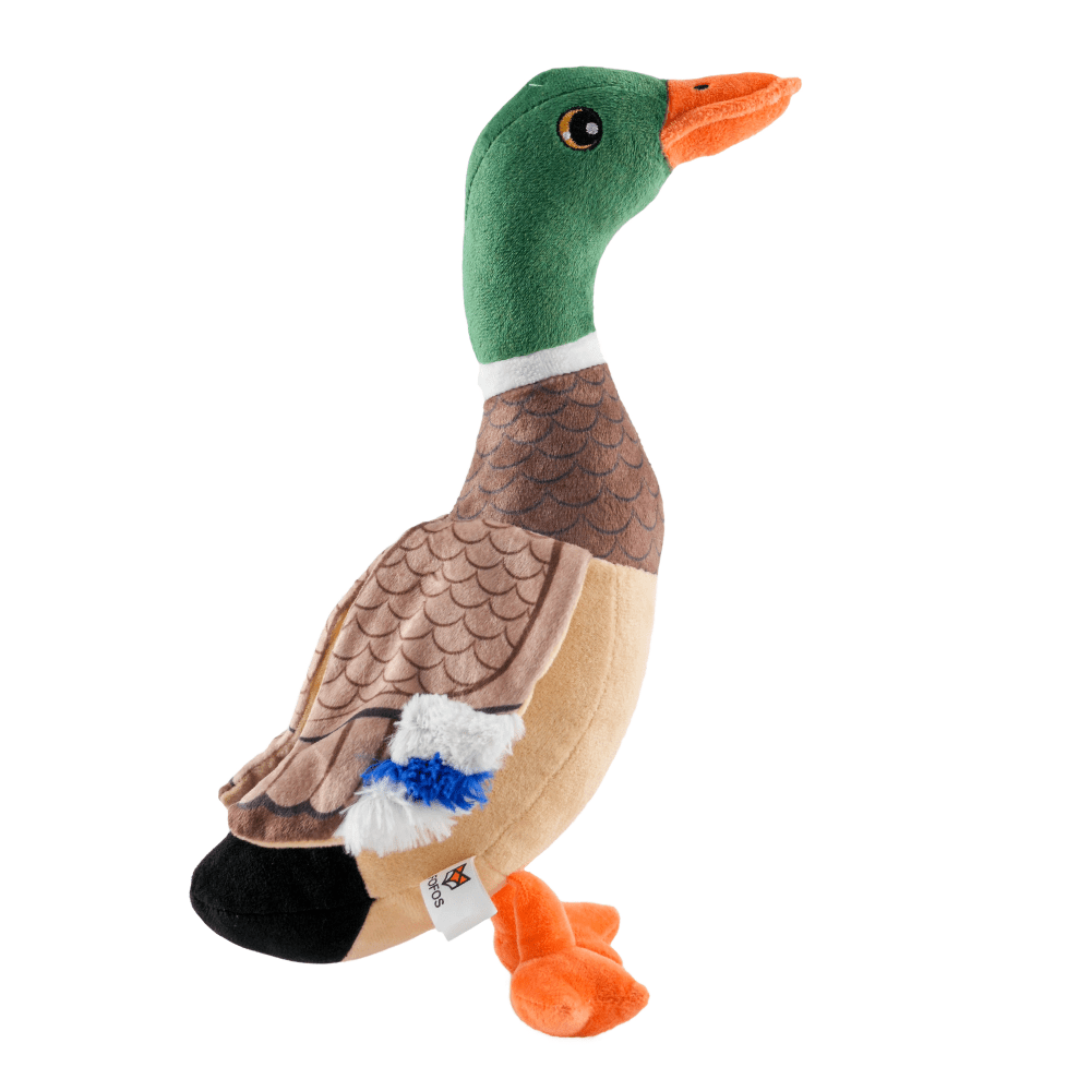 Fofos Plush Wild Duck Toy for Dogs