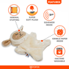 Barkbutler x Fofos Glove Plush Sheep Toy for Dog and Cats (Beige) Both-Toys Barkbutler