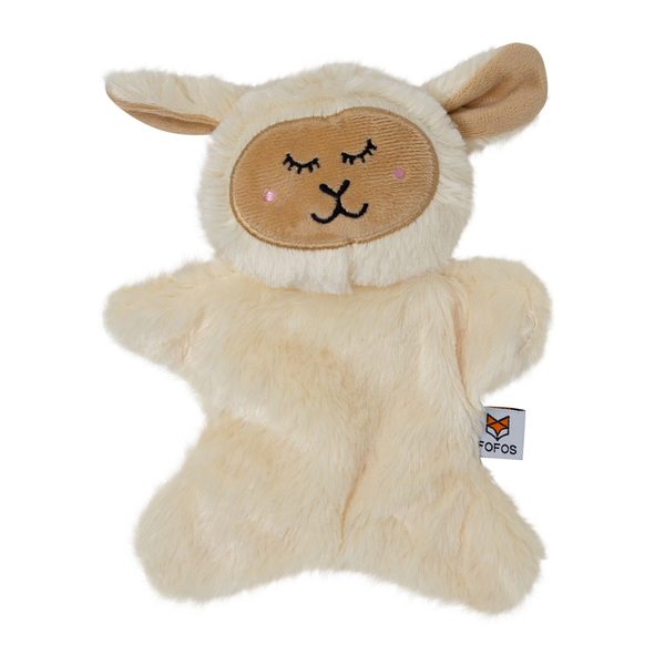 Barkbutler x Fofos Glove Plush Sheep Toy for Dog and Cats (Beige)