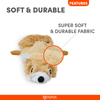 Barkbutler x Fofos Skinneez Squirrel Toy for Dogs (Brown)