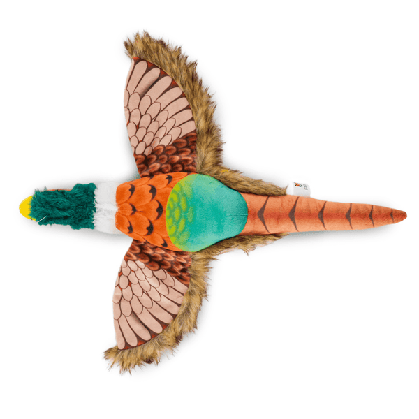 Barkbutler x Fofos Plush Pheasant Toy for Dogs | For Soft Chewers