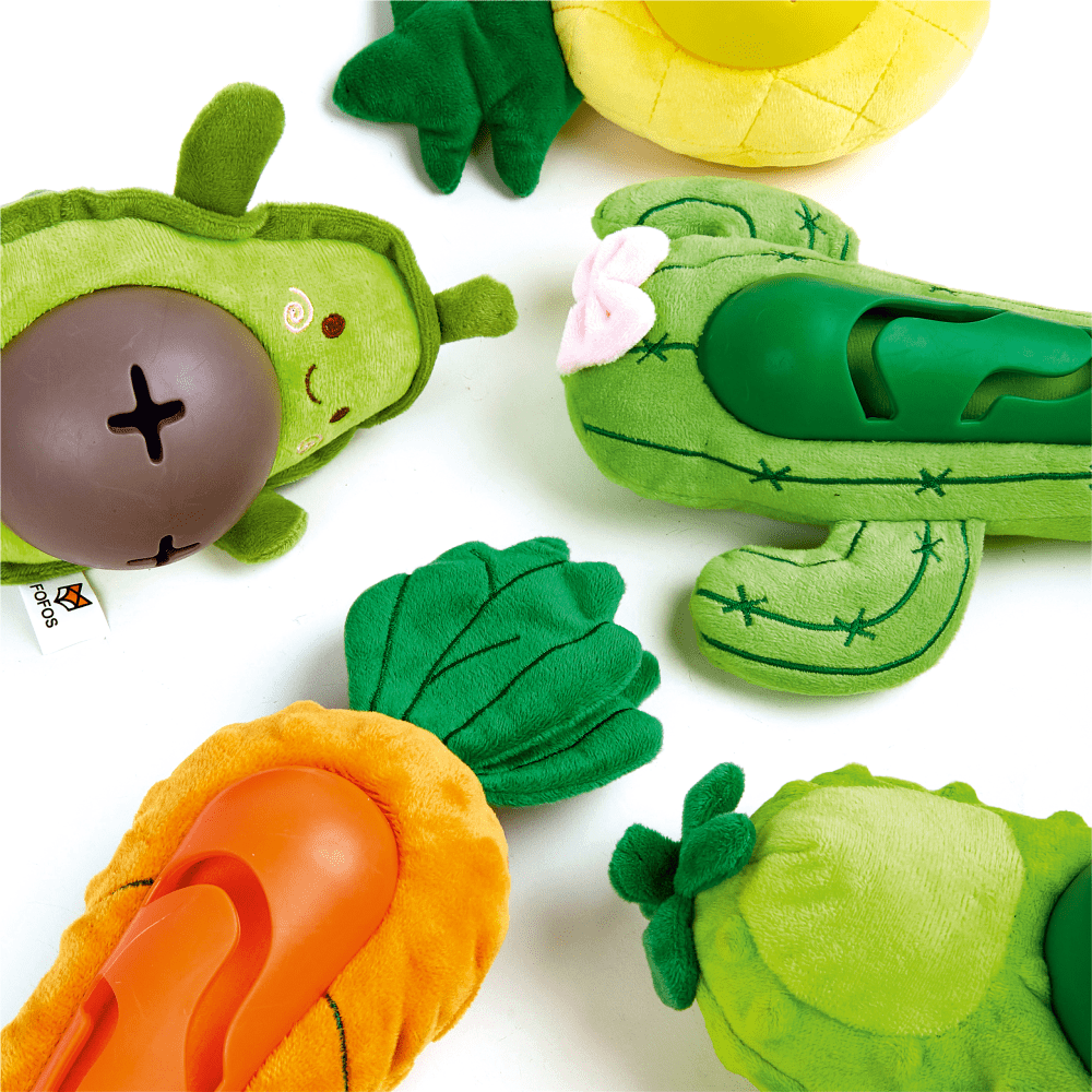 Fofos Green Bean Treat Toy for Dogs
