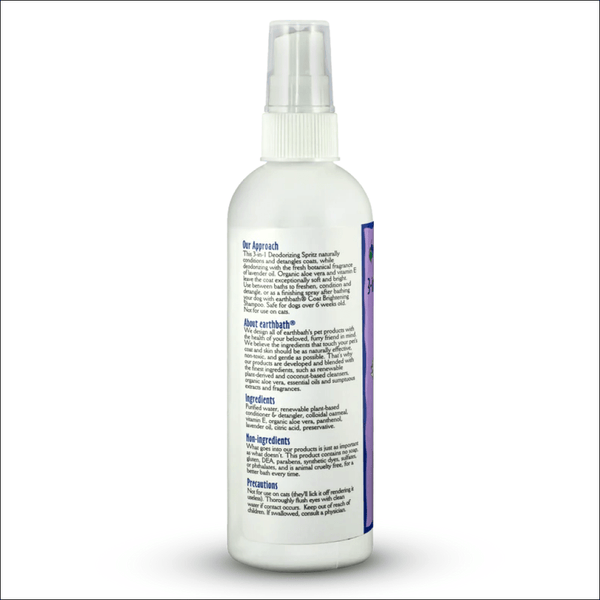 Earthbath Deodorizing Lavender Spritz for Dogs and Cats