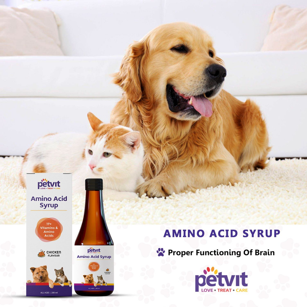 Petvit Amino Acid Syrup for Dogs and Cats
