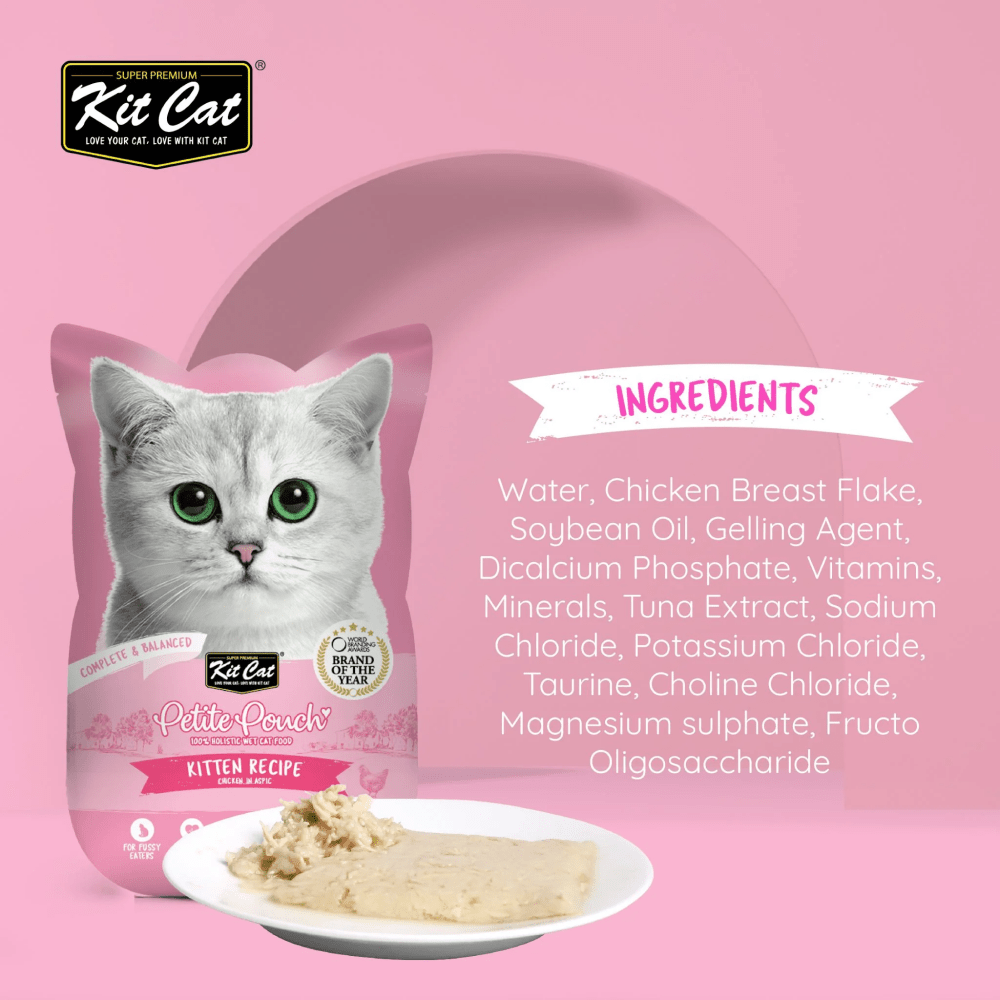 Kit Cat Kitten Chicken and Tuna Cat Wet Food Combo
