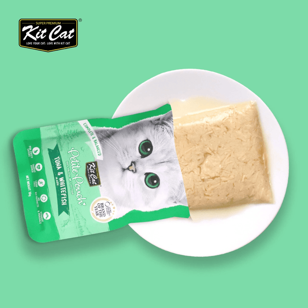 Kit Cat Tuna and Salmon Fish and Tuna and White Fish Cat Wet Food Combo