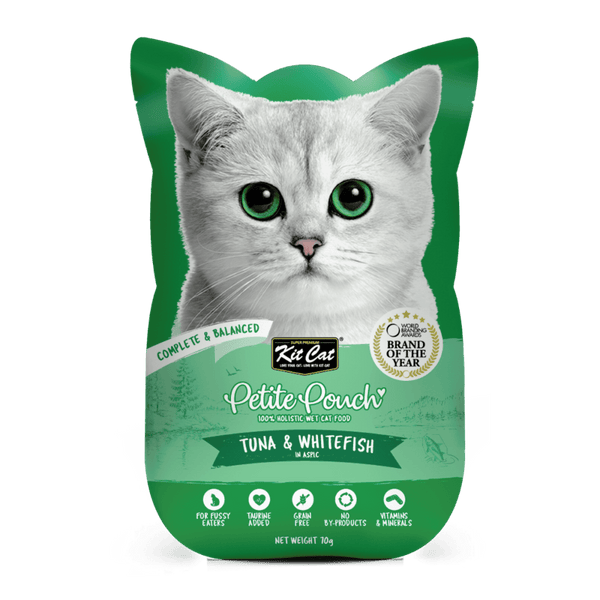 Kit Cat Tuna and Salmon Fish and Tuna and White Fish Cat Wet Food Combo