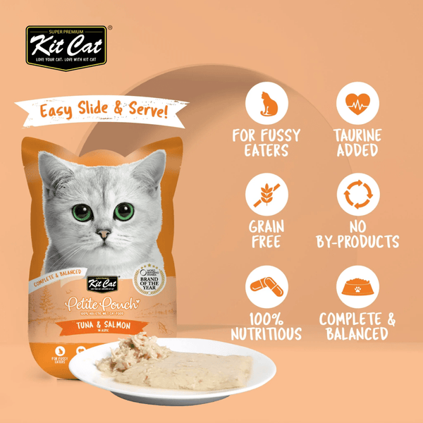 Kit Cat Tuna and Salmon Fish Cat Wet Food