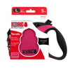 Kong Terrain Retractable Leash for Dogs and Cats (Fuchsia)