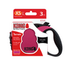 Kong Terrain Retractable Leash for Dogs and Cats (Fuchsia)