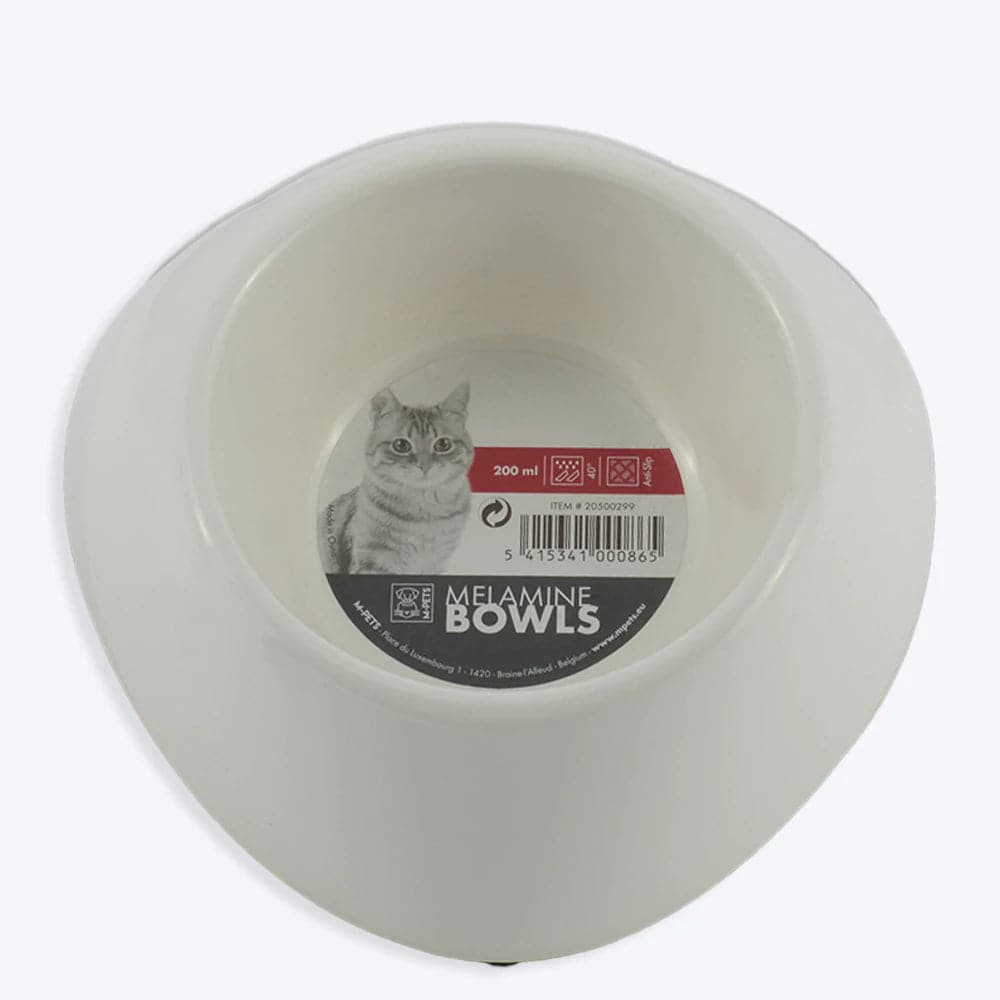 M Pets Single Fashion Melamine Bowl for Cat (Assorted)