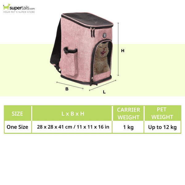 Fofos Comfort Premium Outdoor Carrier for Dogs and Cats