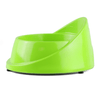 M Pets Single Fashion Diner Bowl for Dogs and Cats (Green)