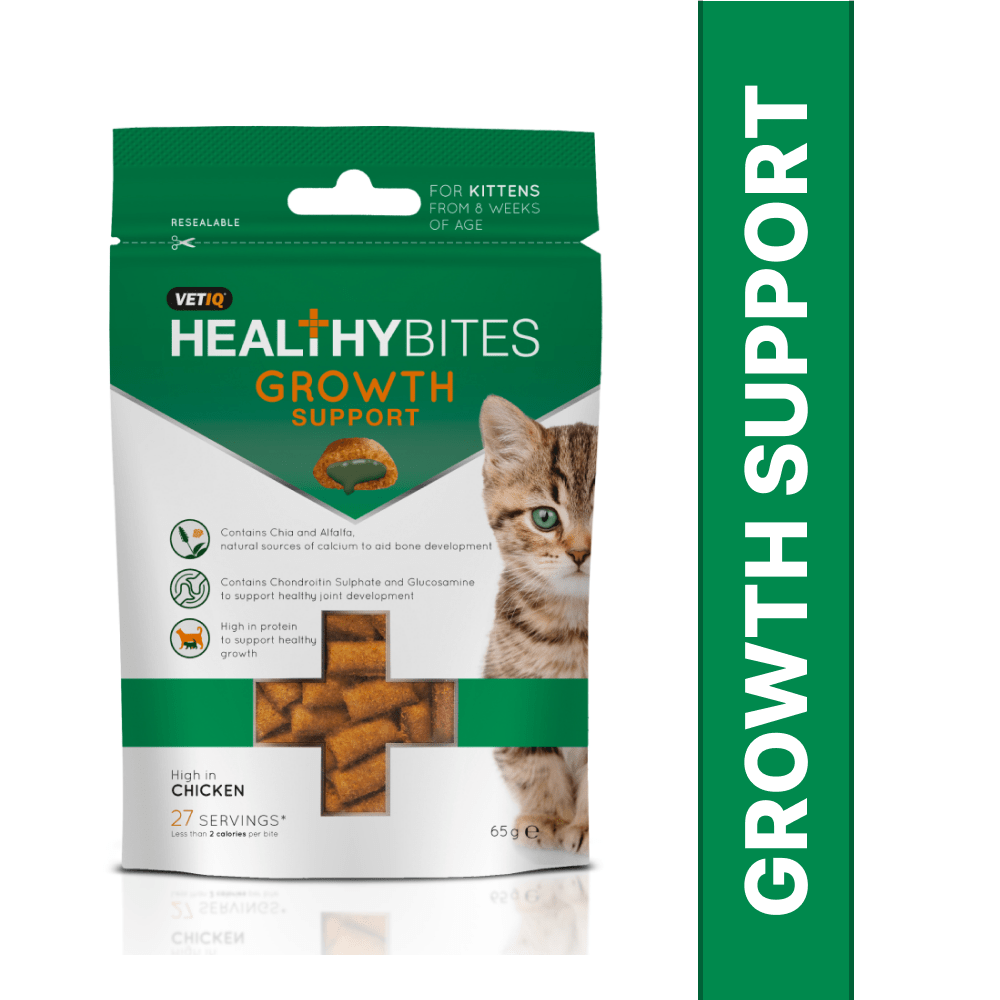 Mark and Chappell Healthy Bites Growth Support Kitten Treats