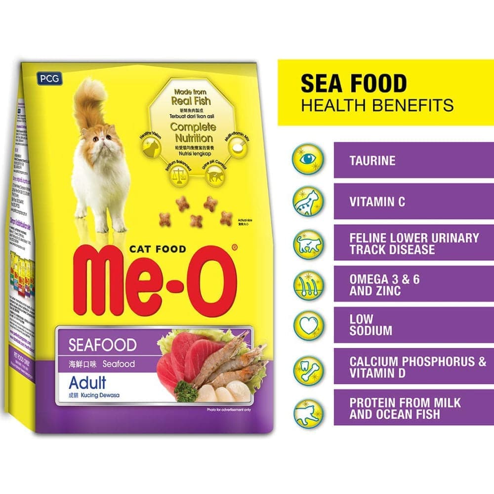 Me O Seafood Adult Cat Dry Food (Limited Shelf Life) Cats- Dry food Me O