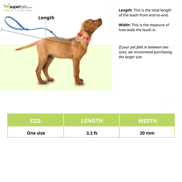 M Pets Sportline Leash for Dogs (Black)