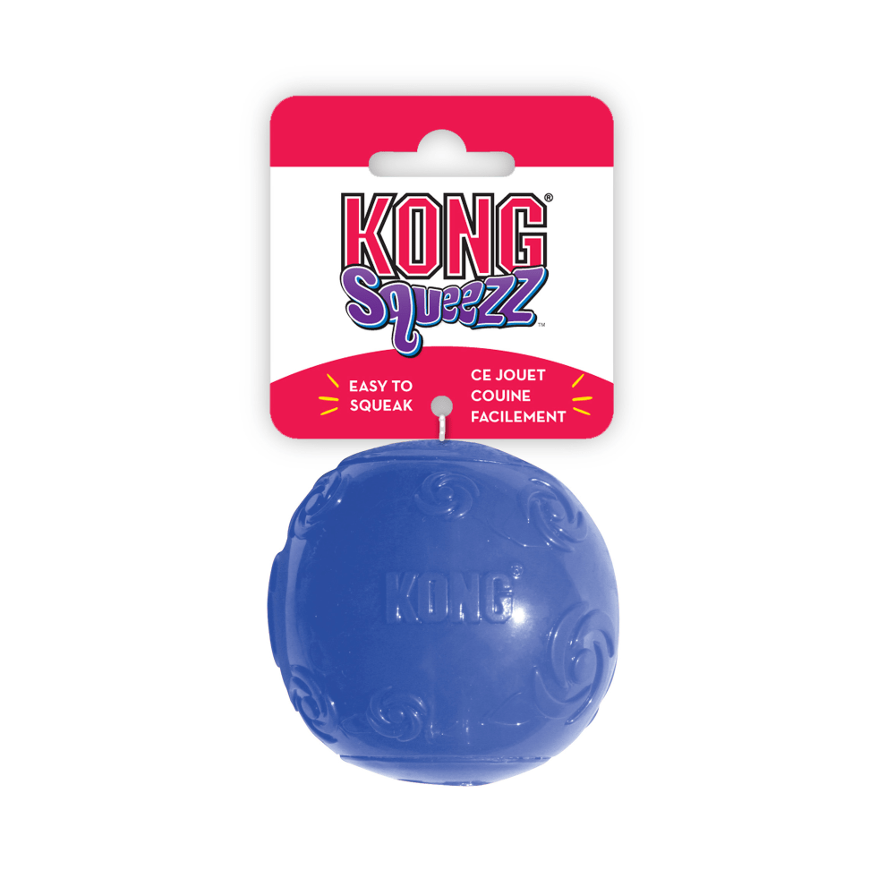 Kong Squeez Ball Toy for Dogs (Blue)
