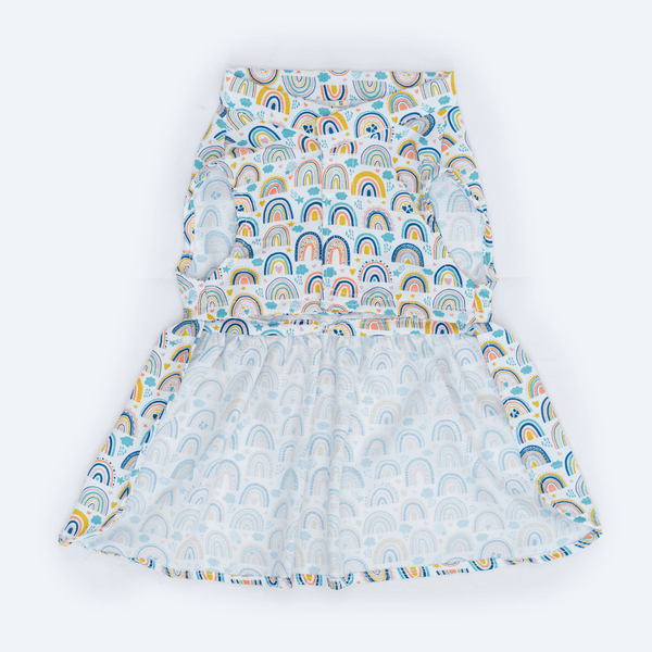 Pawgypets Rainbow Casual Dress for Dogs and Cats