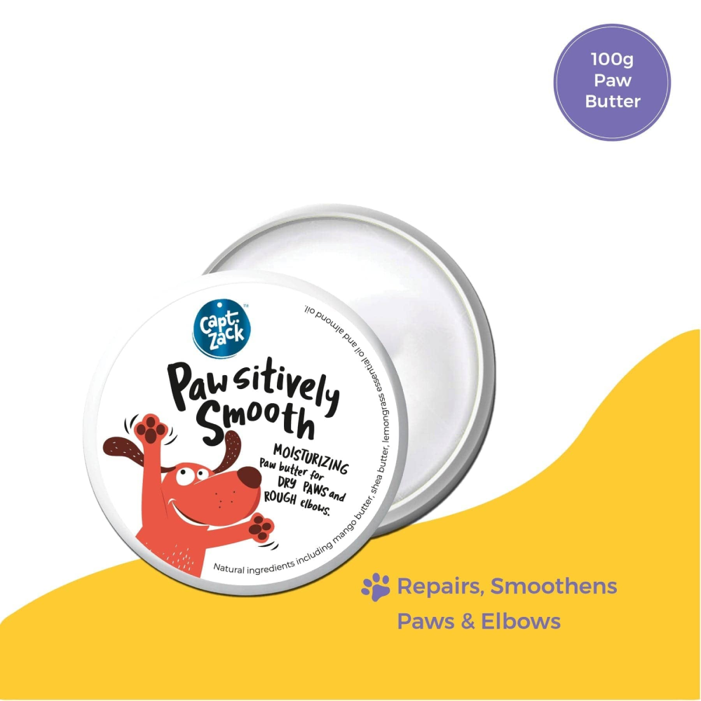 Captain Zack Pawsitively Smooth Moisturizing Paw Butter for Dogs and Cats