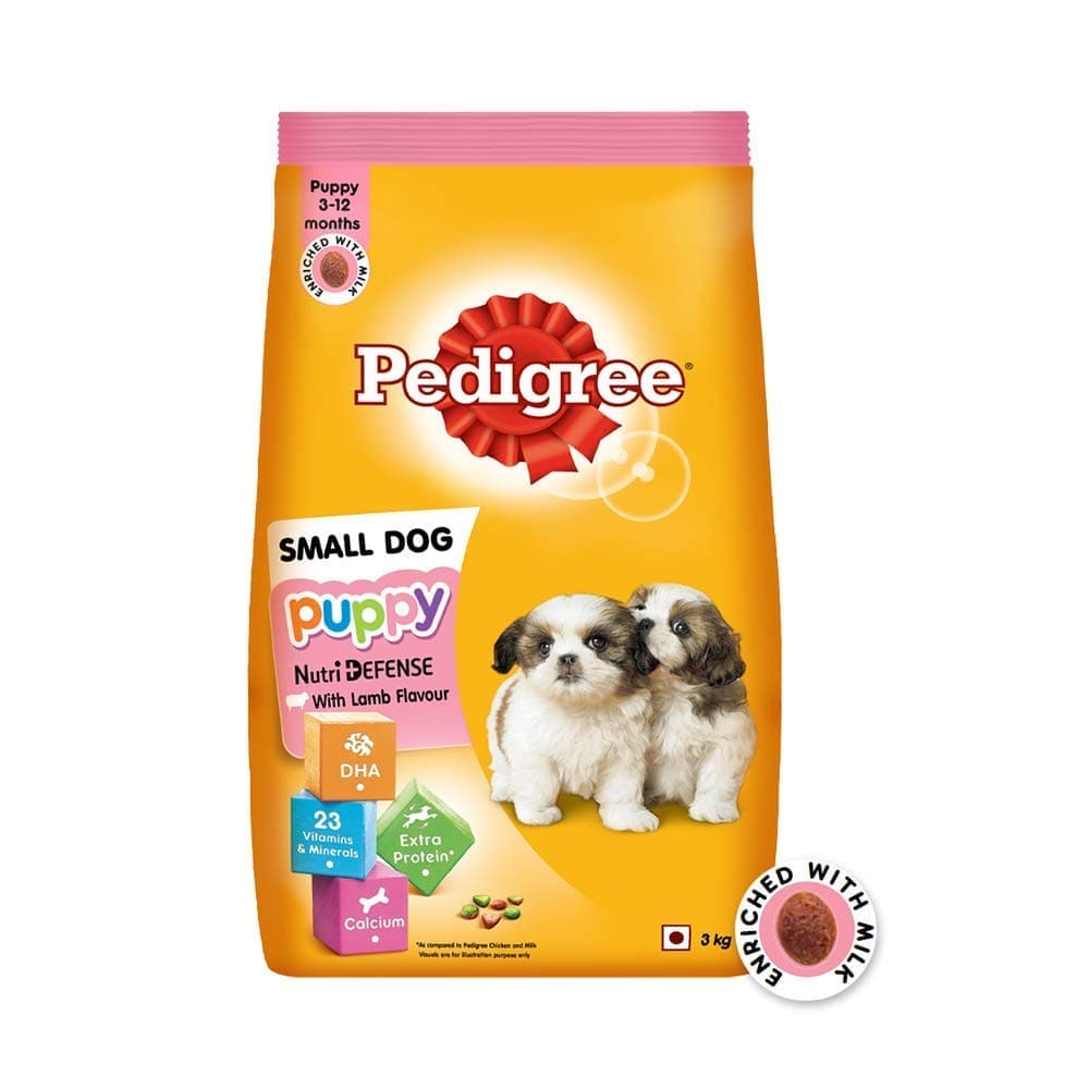 Pedigree Lamb & Milk Small Puppy Dry Dog Food