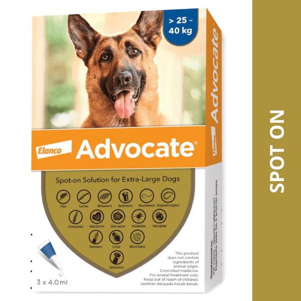 Bayer Advocate Dog Tick and Flea Control Spot On Supertails