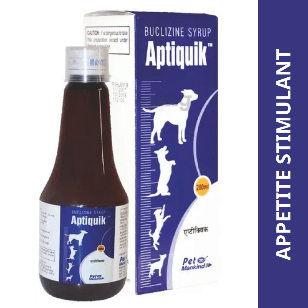 Mankind Aptiquik Syrup (Buclizine) for Dogs (200ml)