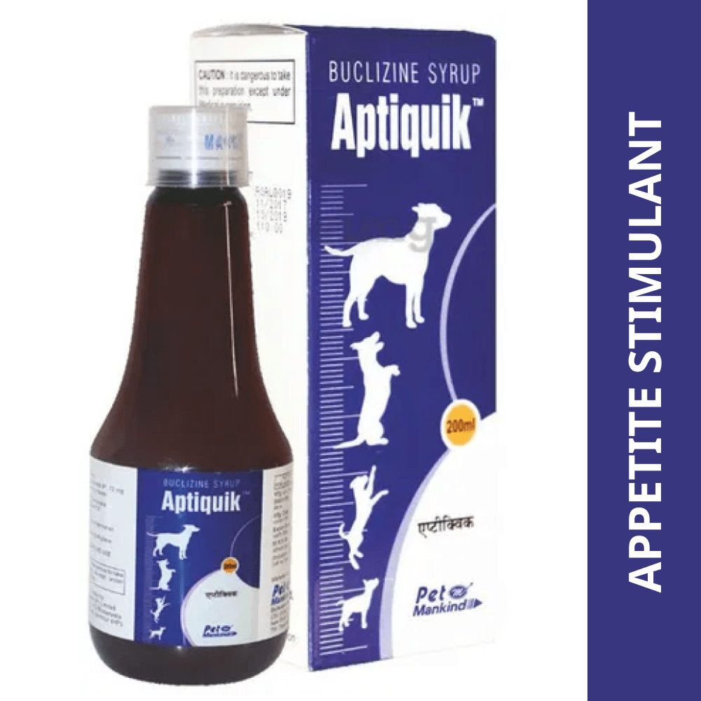 Mankind Aptiquik Syrup (Buclizine) for Dogs (200ml) Dogs-Pharmacy Mankind Pharmacy